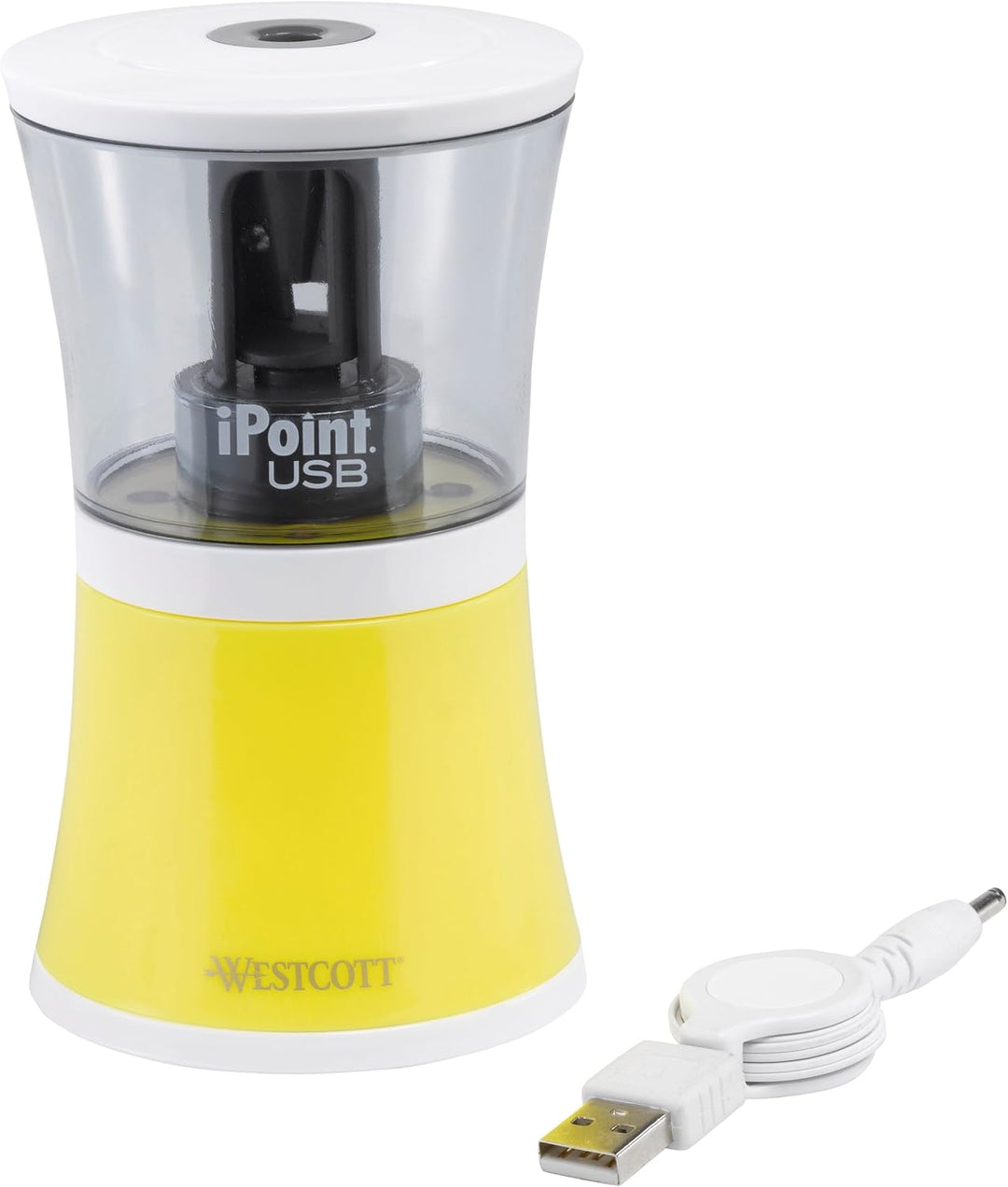 WESTCOTT iPoint Battery &amp; USB Electric Pencil Sharpener