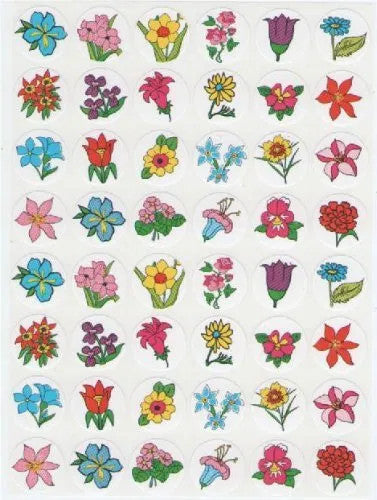 STICKERS: FLOWERS  1200  STICKERS