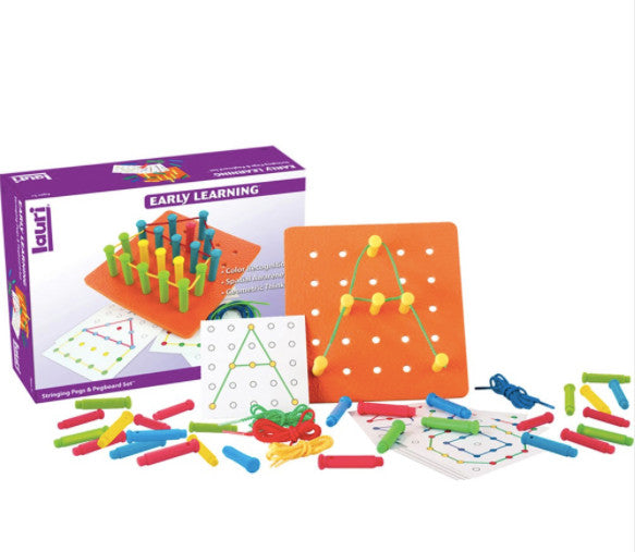 STRINGING PEGS &amp; PEGBOARD SET