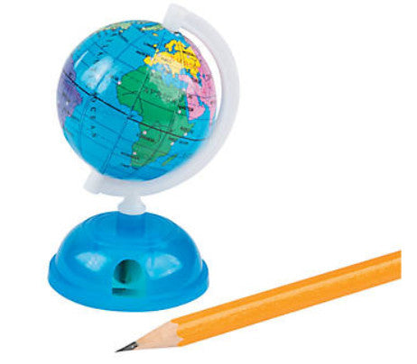 PENCIL SHARPENER: GLOBE