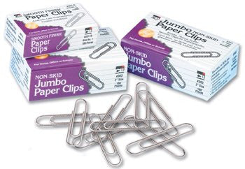 PAPER CLIPS: JUMBO, 2" - 100 PACK