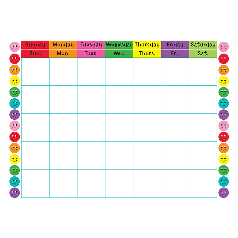 CALENDAR: SMILE FACE 17"X22"
