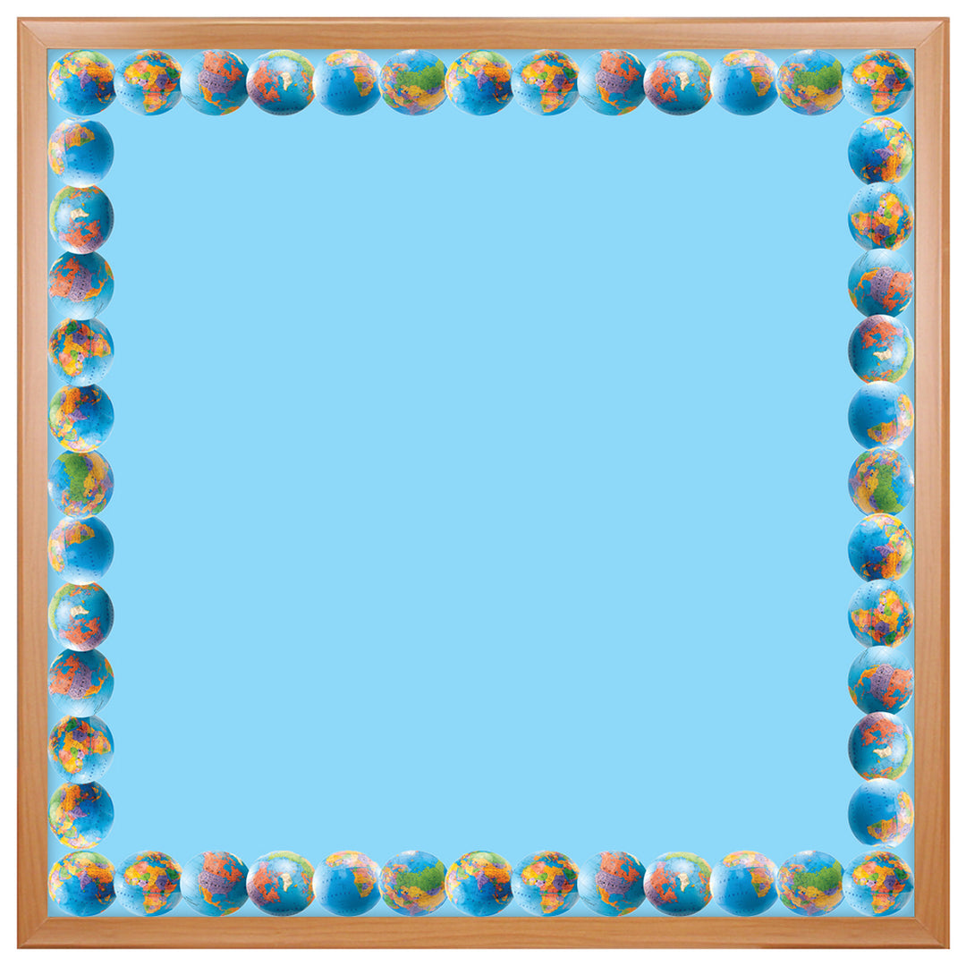 BORDERS GLOBE DIE CUT  - 3"x36&