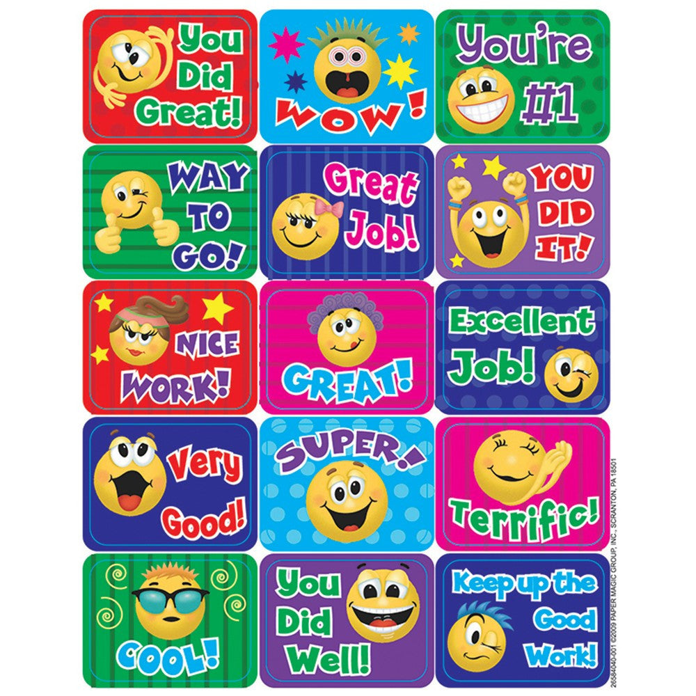 STICKERS: SUCCESS EMOTICONS - 120 STICKERS