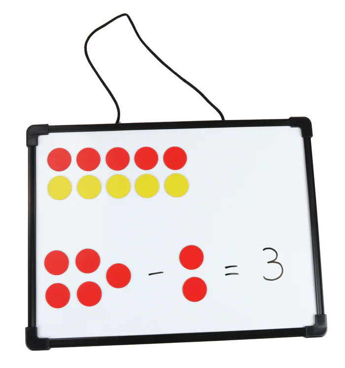 MAGNETIC COUNTERS: TWO-COLORYELLOW/RED 1" 200 PACK