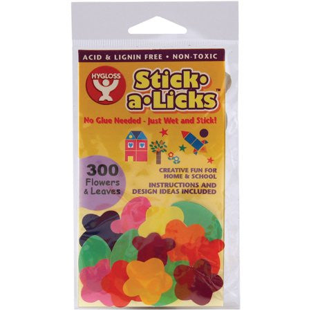 STICK-A-LICKS - FLOWERS &amp; LEAVES 150 PACK