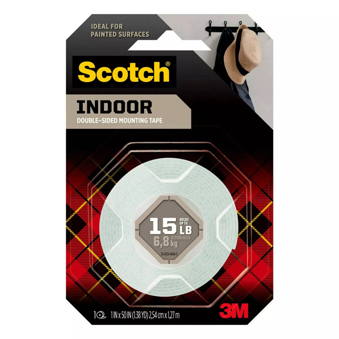 SCOTCH FOAM MOUNTING TAPE HEAVY DUTY 1"x50"