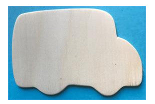WOOD CUT OUT: CAR 3"X2"