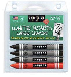 CRAYONS: LARGE WHITE BOARD