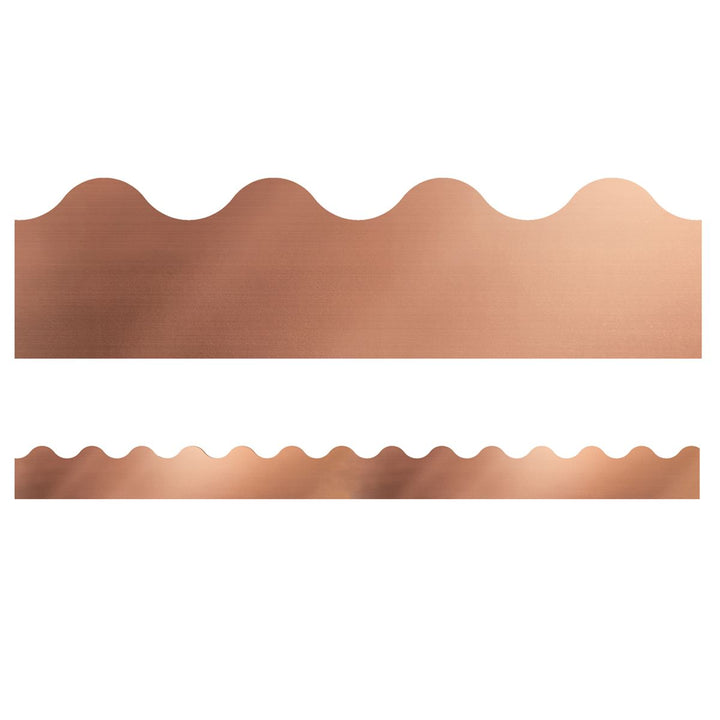 Metallic Scalloped Border 2.25"x39&