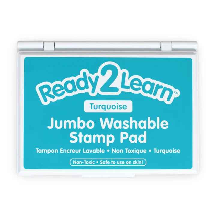 JUMBO STAMP PAD:  WASHABLE  TURQUOISE