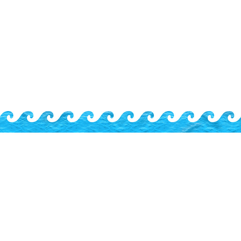 BORDERS OCEAN WAVES - 3"x36&