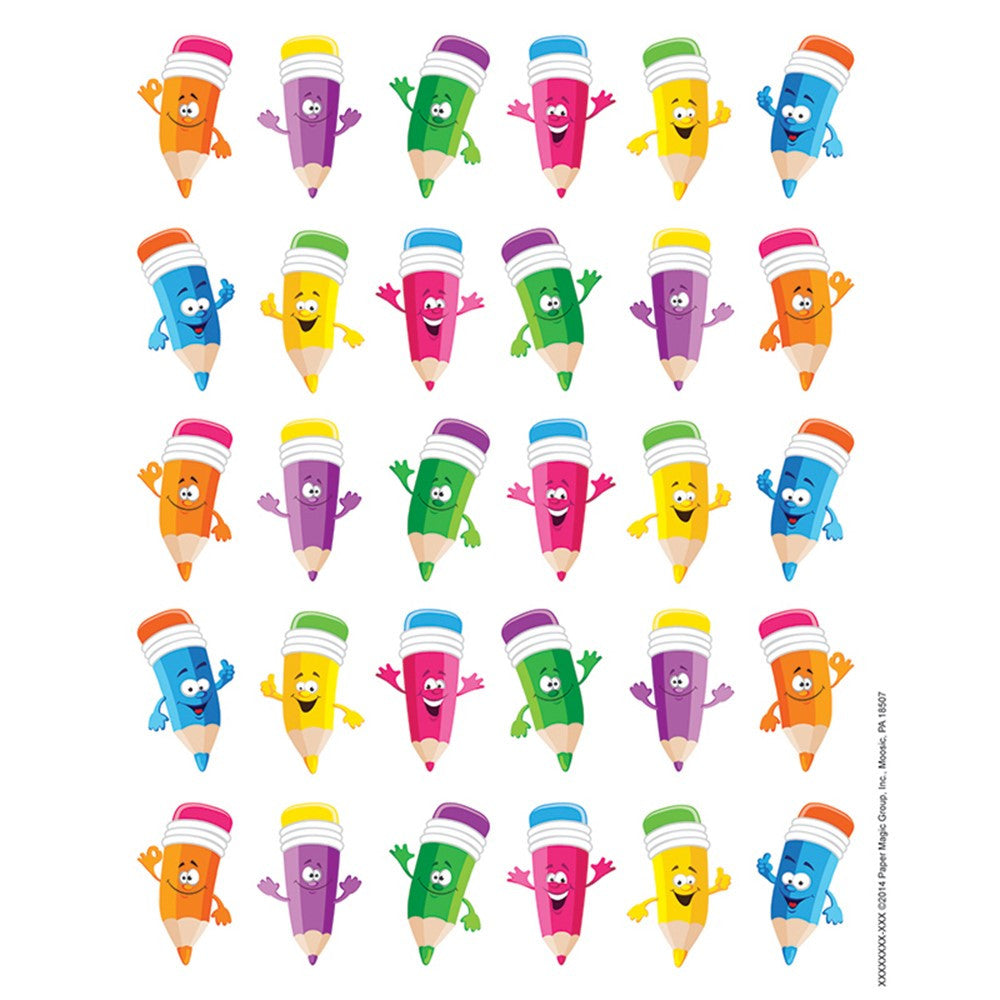 STICKERS: PENCIL THEME - 120 STICKERS