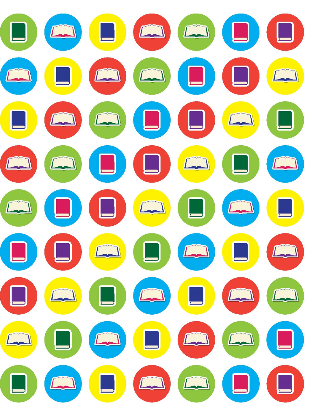 STICKERS: SIDDUR 1/2" - 6 SHEETS