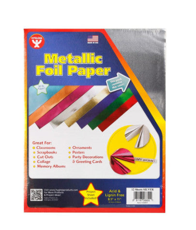Metallic Paper 8.5"x11" 12 Pack