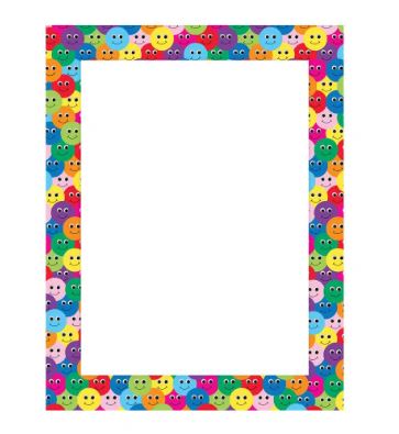 POSTER: SMILE FACE BORDER - 17″x 22″