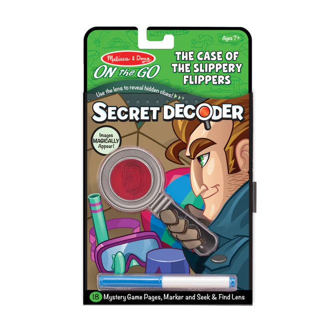 SECRET DECODER CASE OF THE SLIPPERY FLIPPERS
