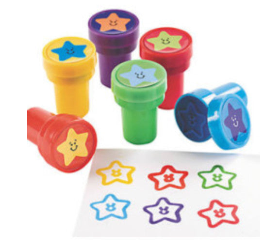 STAMP -  SMILE STAR -   6 PACK