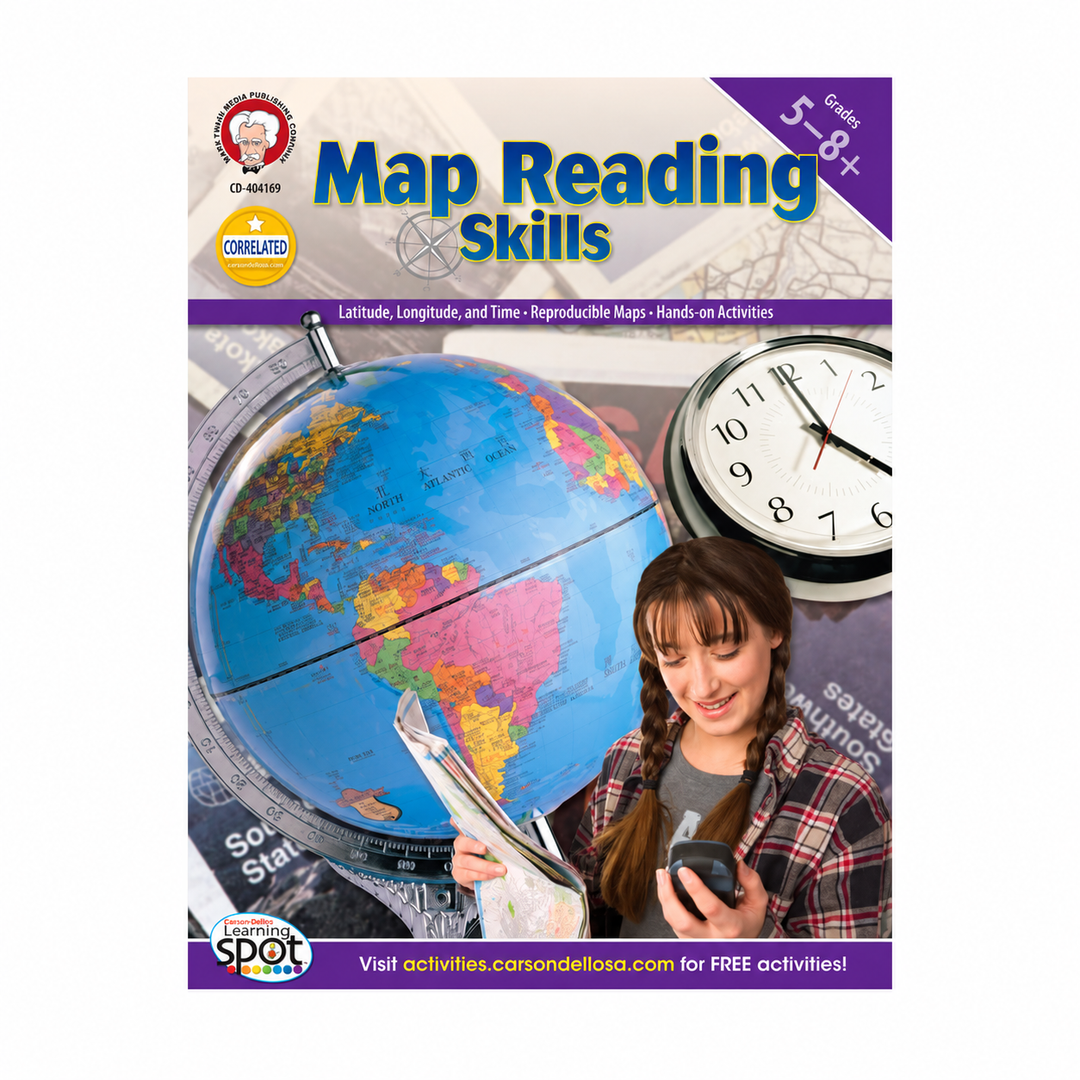 Map Reading Skills resource book grades 5–8