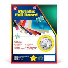 Metallic Foil Board 8.5"x11" 25 Pack
