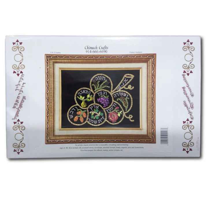 SEQUIN ART: 9"X12" SHIVAS HAMINIM