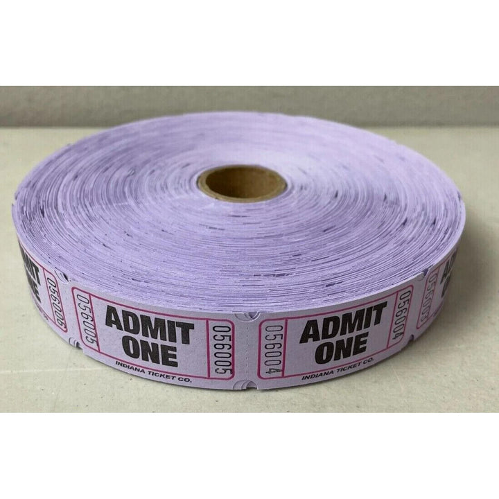 Raffle Tickets Single Admit One 2000 Pack