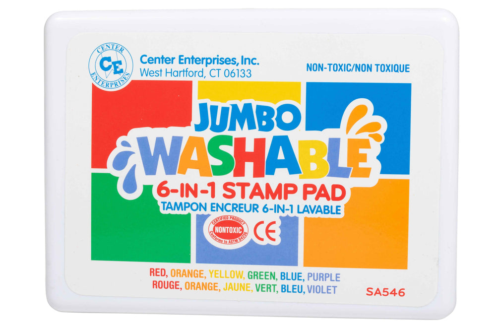 STAMP PAD: WASHABLE 6 COLOR