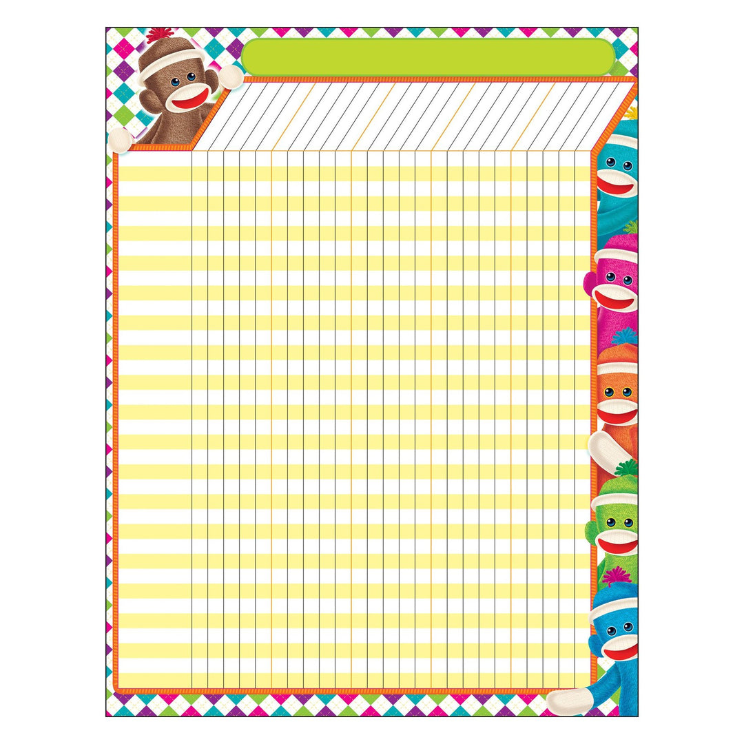 INCENTIVE CHART: SOCK MONKEYS