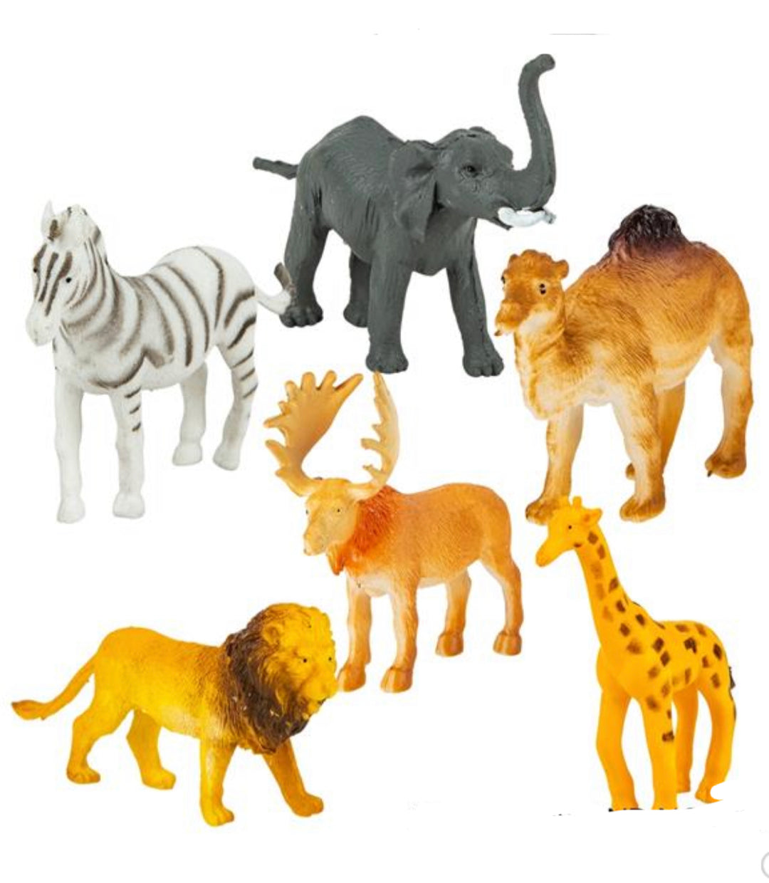 SAFARI ANIMAL SET 6 ANIMALS