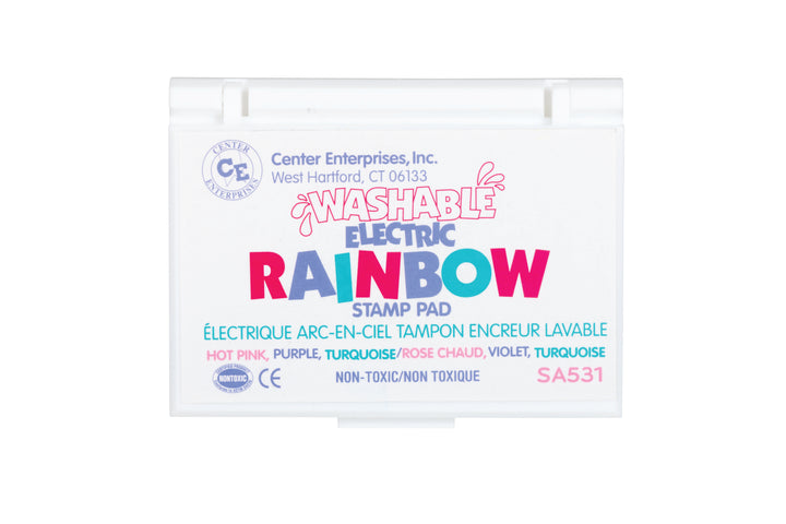 STAMP PAD: WASHABLE ELECTRIC RAINBOW