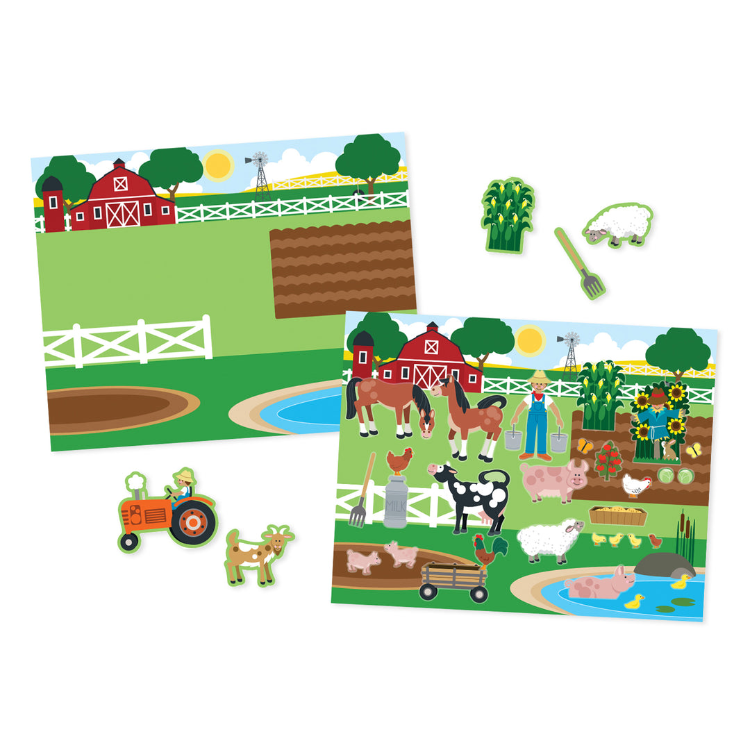 REUSABLE STICKER PAD: HABITATS
