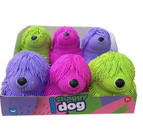 JUMBO  SHAGGY DOG PUFFER ASSORTED COLORS