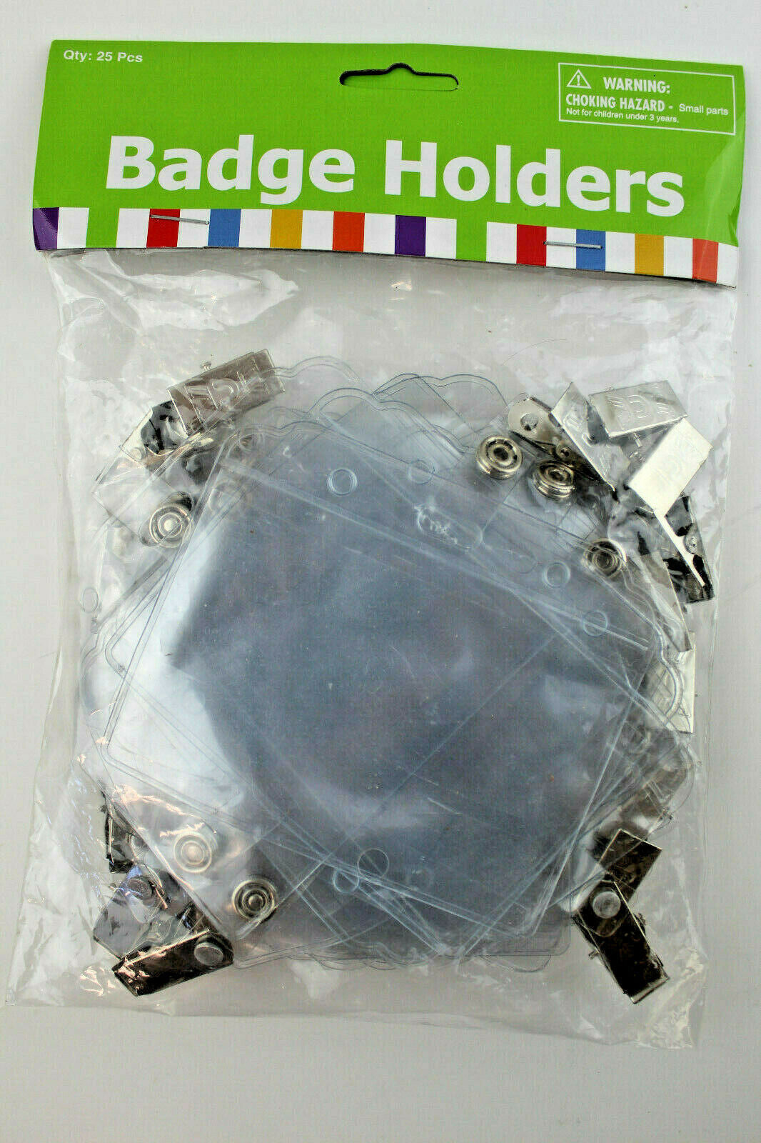 CLIP BADGE HOLDERS 50 badges