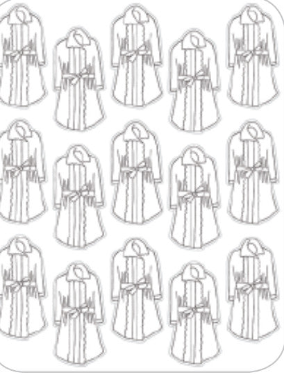 STICKERS: KITTEL - 15 PER SHEET - 6 SHEETS