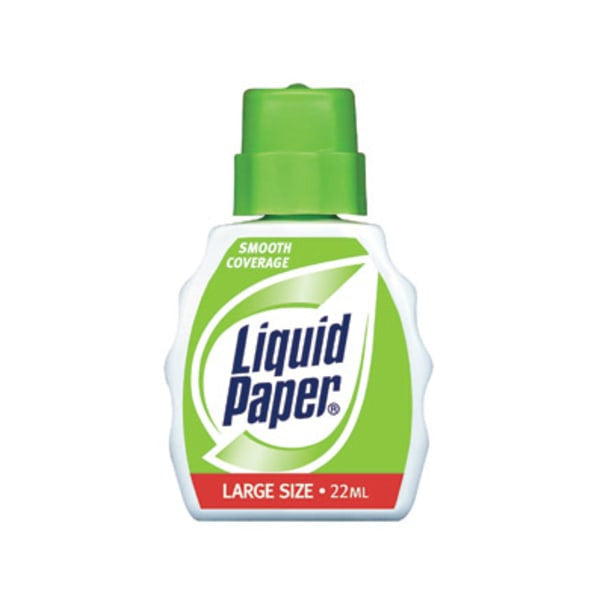 WHITE OUT LIQUID W/ BRUSH .74oz