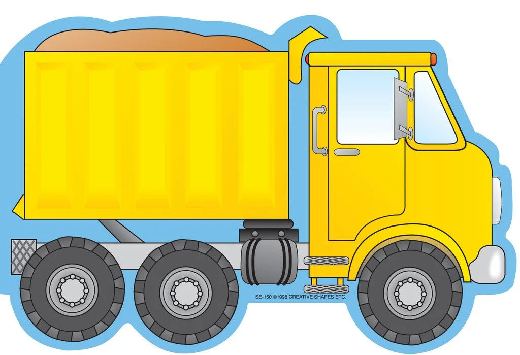 NOTEPAD: DUMPTRUCK LARGE 5"x7" - 50 SHEETS