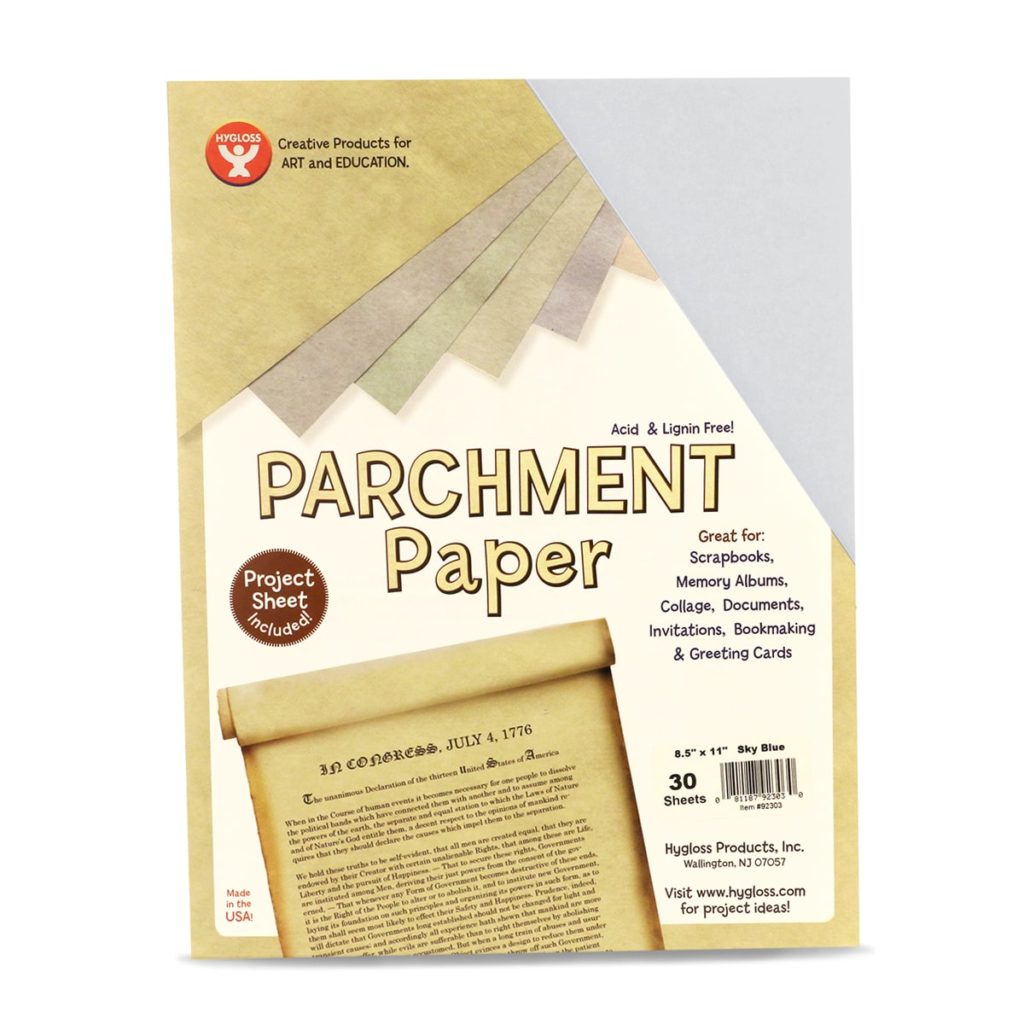 PARCHMENT PAPER - SKY BLUE 30 SHEETS