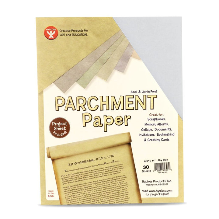 PARCHMENT PAPER - SKY BLUE 30 SHEETS