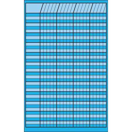 INCENTIVE  CHART VERTICAL: 14"X22" BLUE