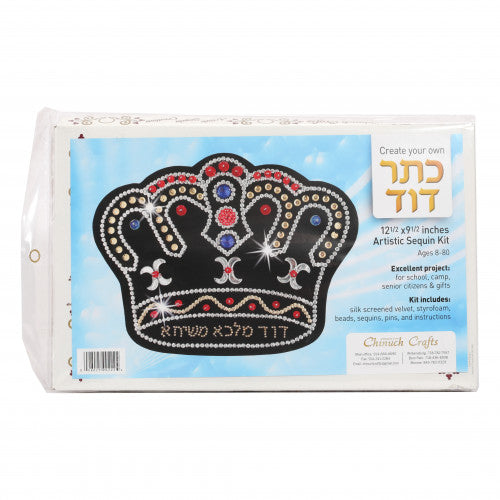 SEQUIN ART : 9.5"X12.5" KESSER DOVID