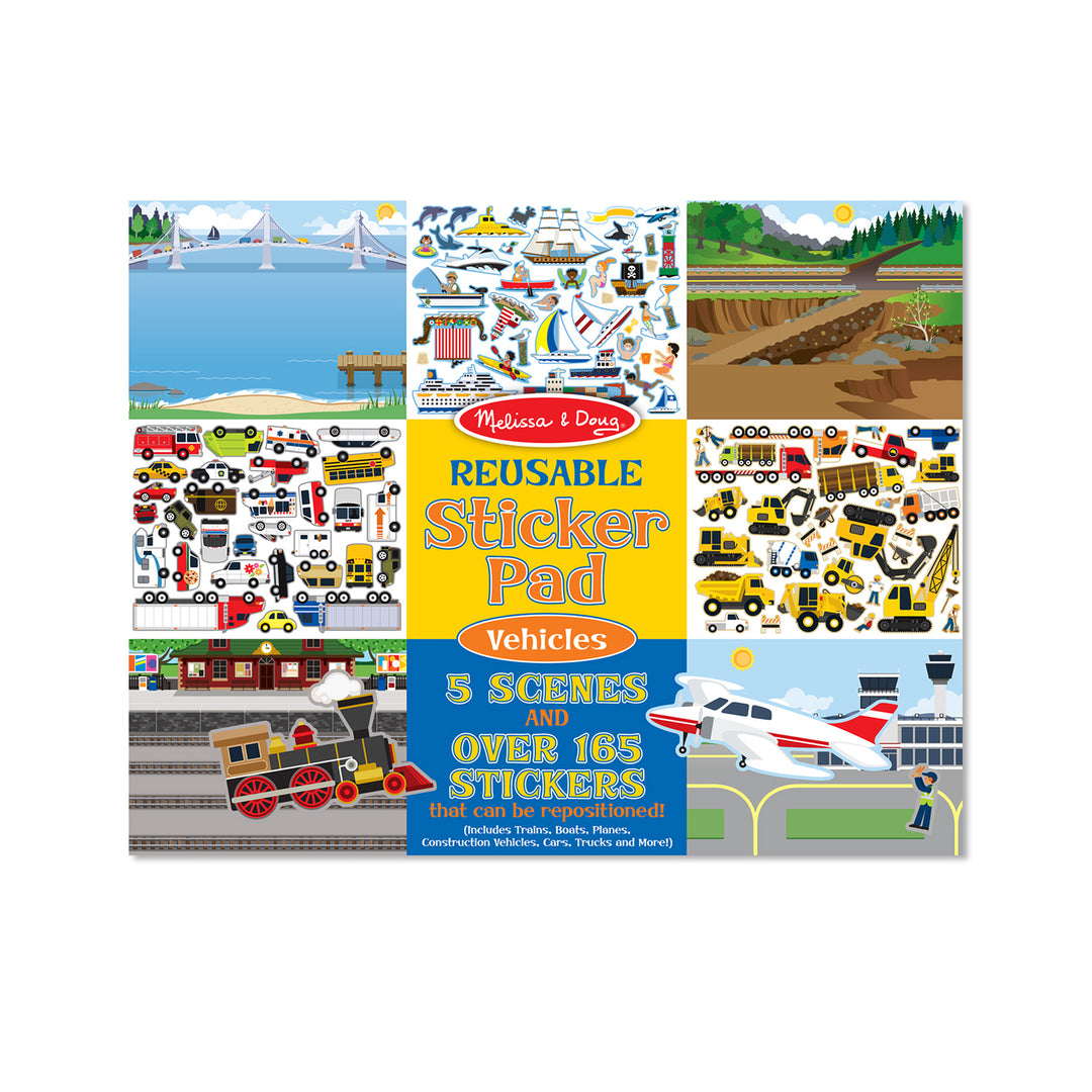 STICKER PAD REUSABLE: VEHICLES