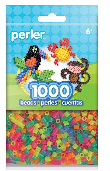 PERLER BEADS: NEON MIX 1000 PACK