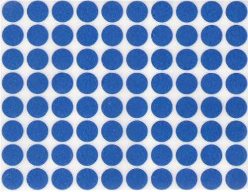 COLOR CODING  STICKER:  1/4" , ROUND BLUE 32 SHEETS