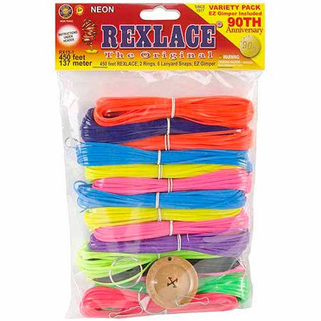 REXLACE VARIETY PACK NEON COLORS