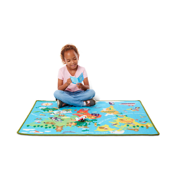 PLAY RUG: AROUND THE WORLD 39” x 36”