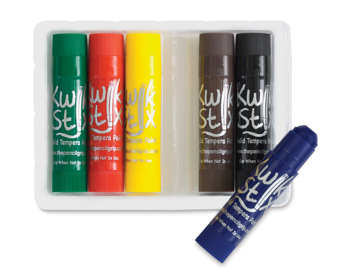 KWIK STIX : TEMPERA PAINT STICKS 6 CLASSIC COLORS