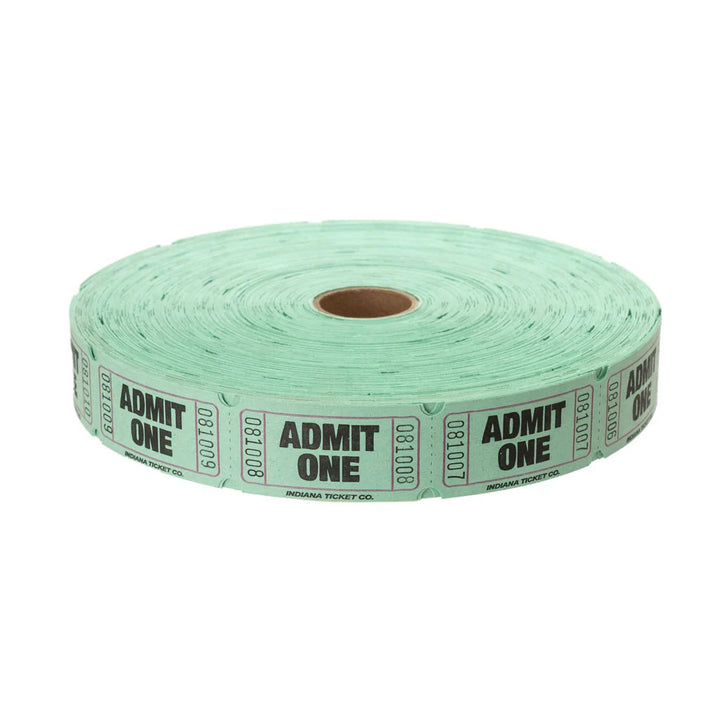 Raffle Tickets Single Admit One 2000 Pack