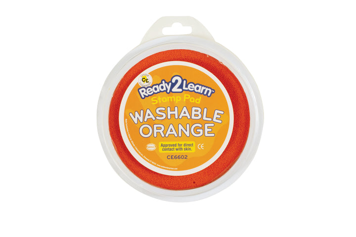 READY2LEARN LARGE ROUND STAMP PAD ORANGE