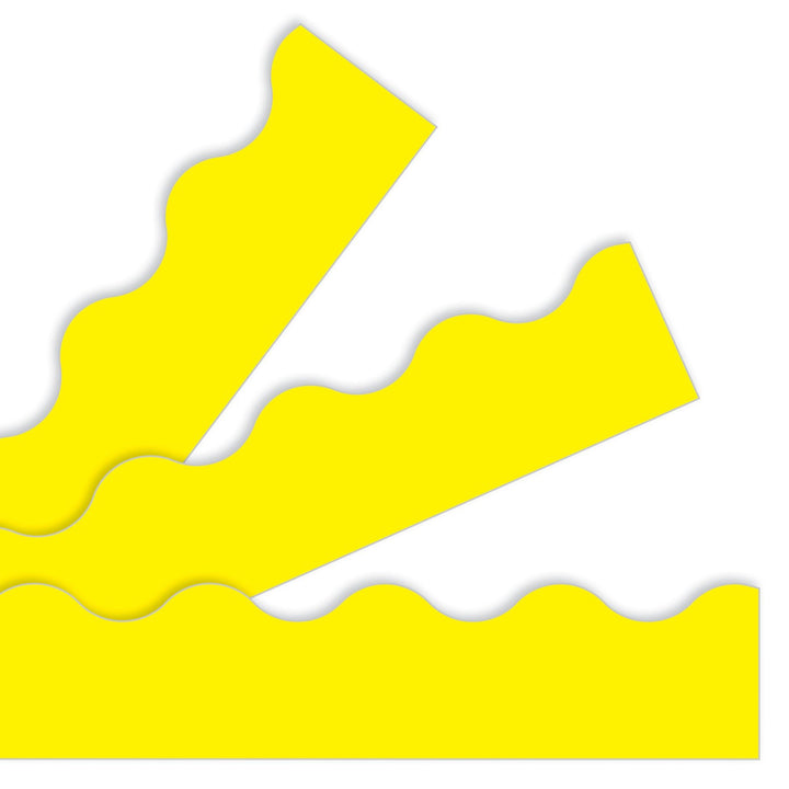 Solid Color Scalloped Border 2.25"x35&