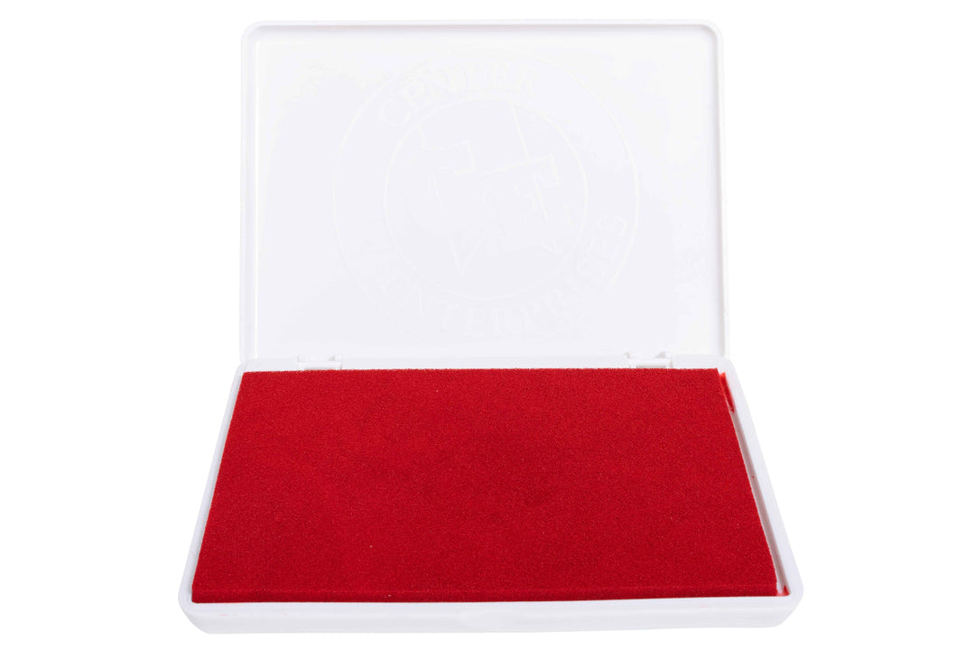 JUMBO STAMP PAD:  WASHABLE  RED